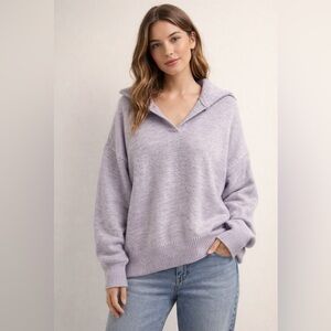 Topshop Light Purple Women's V Neck Sweater Medium 8-10